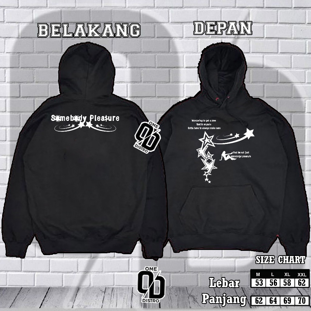 Hoodie Somebody Pleasures By Omedistro Jacket Somebody pleasure Cotton Fleece Premium Quality