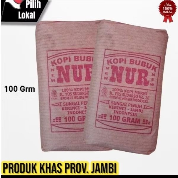 

Kopi Bubuk New Nur Khas Kerinci 100grm