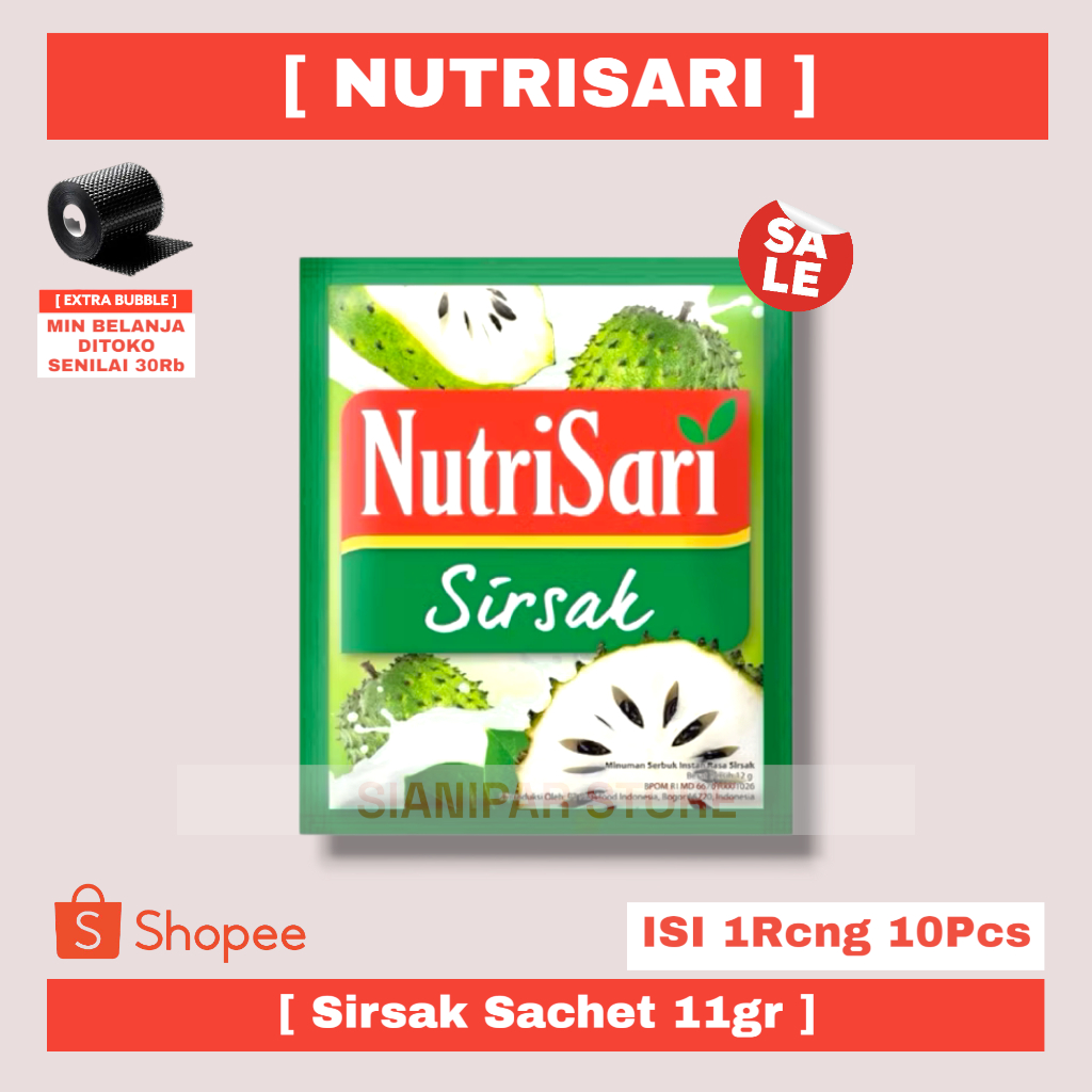 

NUTRISARI INSTANT DRINK SIRSAK SCT 11g