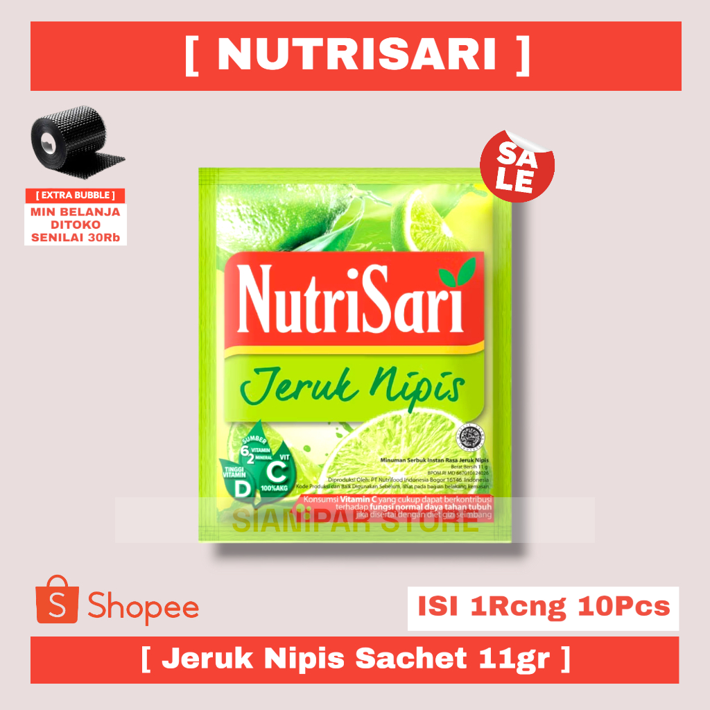 

NUTRISARI INSTANT DRINK JERUK NIPIS SCT 11g