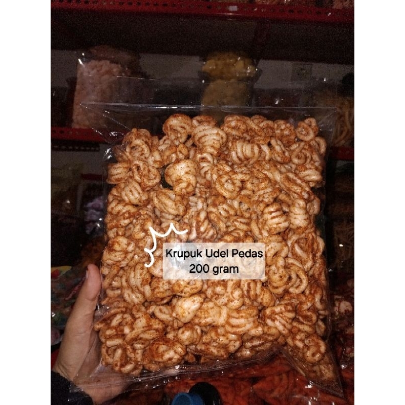 

Krupuk Udel Pedas Pol