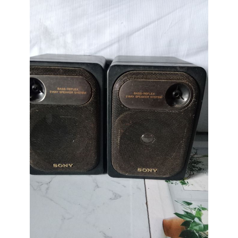 speaker pasif sony copotan compo jadul