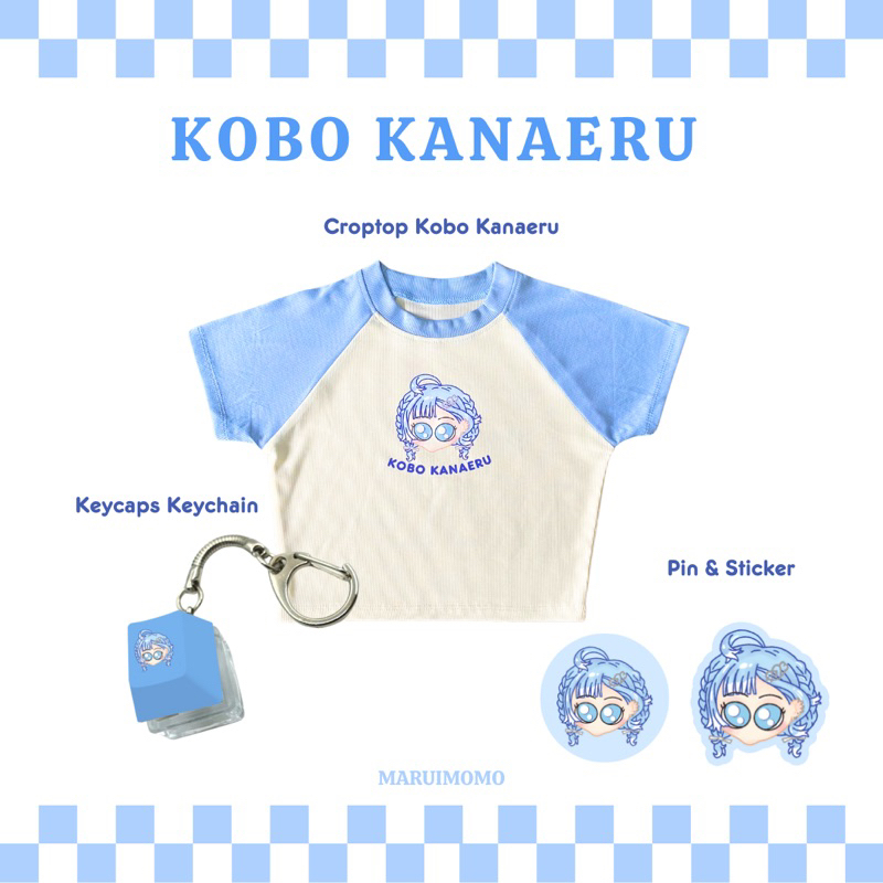 MARUIMOMO Kobo Kanaeru Pin Sticker