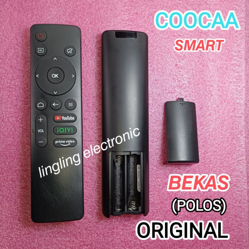 REMOT TV COOCAA SMART ORIGINAL BEKAS