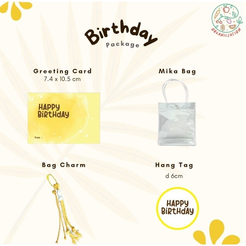 

PAKET LENGKAP PACKAGING GREETING CARD, BAG CHARM, MIKA BAG SUPER ESTETIK