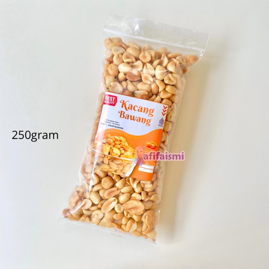 

[ 250gram ] Kacang Bawang Asin Gurih dan Renyah by afifaismi