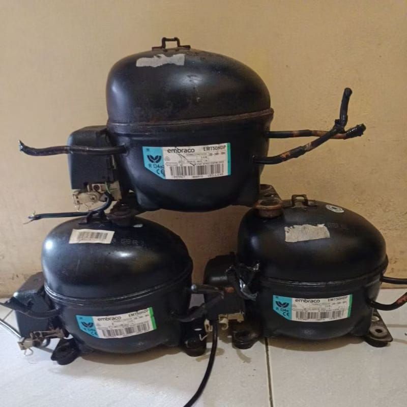 KOMPRESOR MESIN  KULKAS 2 PINTU DAN 1 PINTU ORIGINAL# COMPRESOR 1/6PK DAN 1/8 PK # KOMPRESOR SHOWCAS