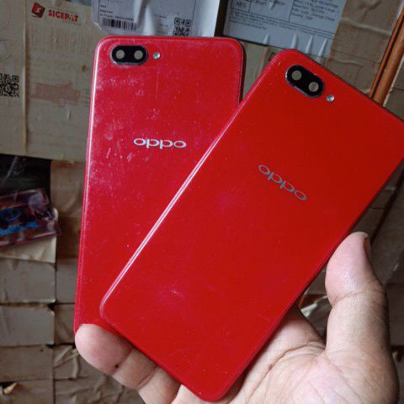 Backdoor bekas Oppo A3s CPH1803 Copotan minus lecet pemakaian