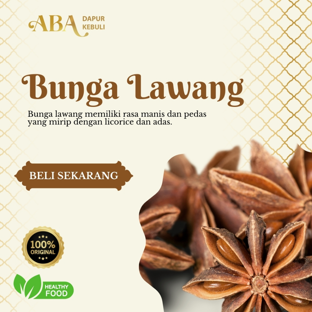 

Bunga Lawang 100grm Bumbu dapur