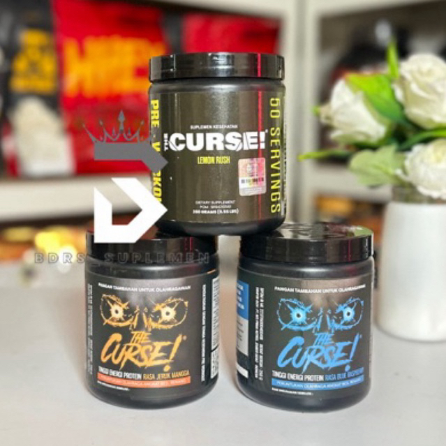 THE CURSE | ORIGINAL 100% | BPOM | SUPLEMEN | PRE WORKOUT | PENAMBAH ENERGY | POWER