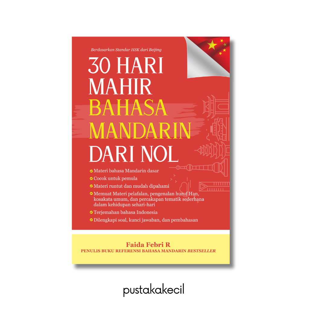 Buku Bahasa Mandari Best Seller 30 Hari Mahir Bahasa Mandari Dari Nol - Yash Media