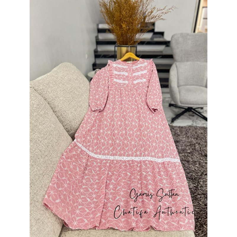 chatifa authentic | gamis katbol | gamis bordir | gamis viral | gamis SULTAN