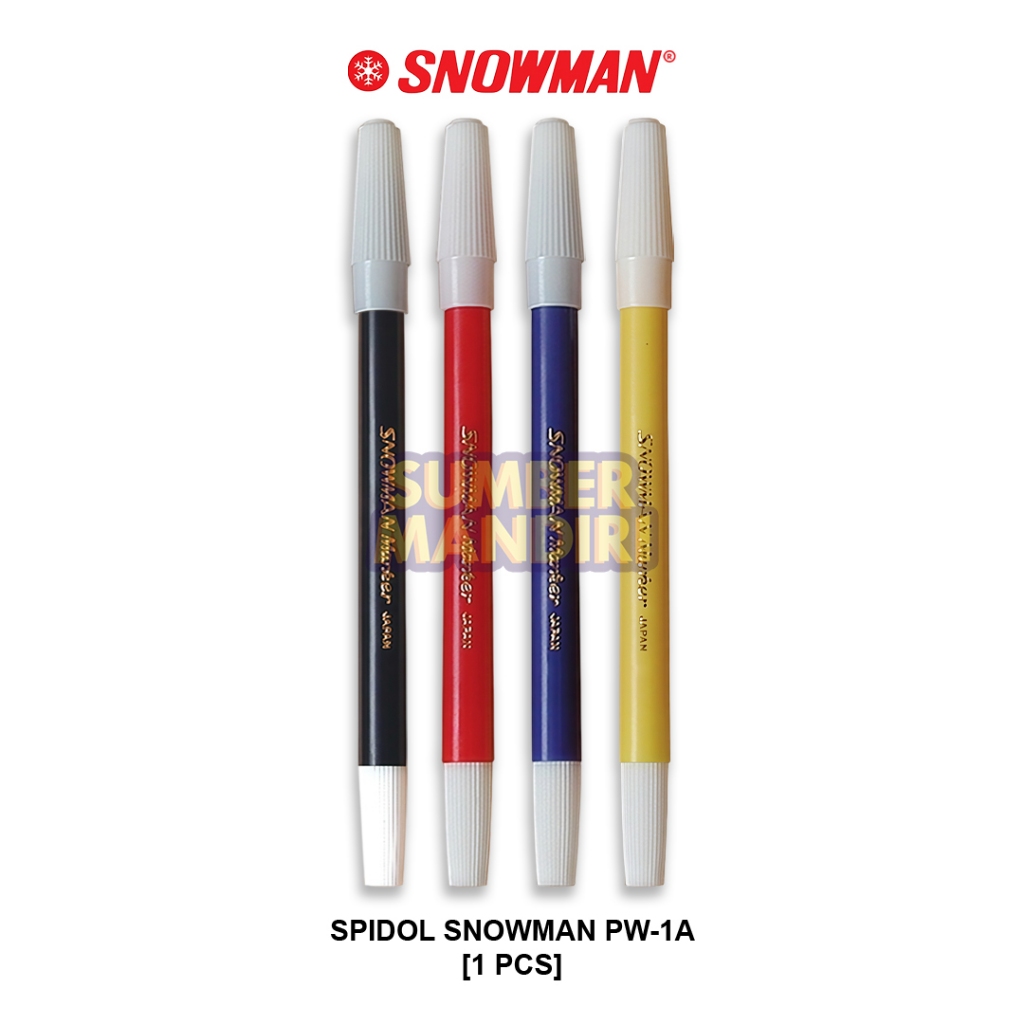 

Spidol Warna SNOWMAN PW-1A [1 PCS] Spidol Marker Warna Kecil