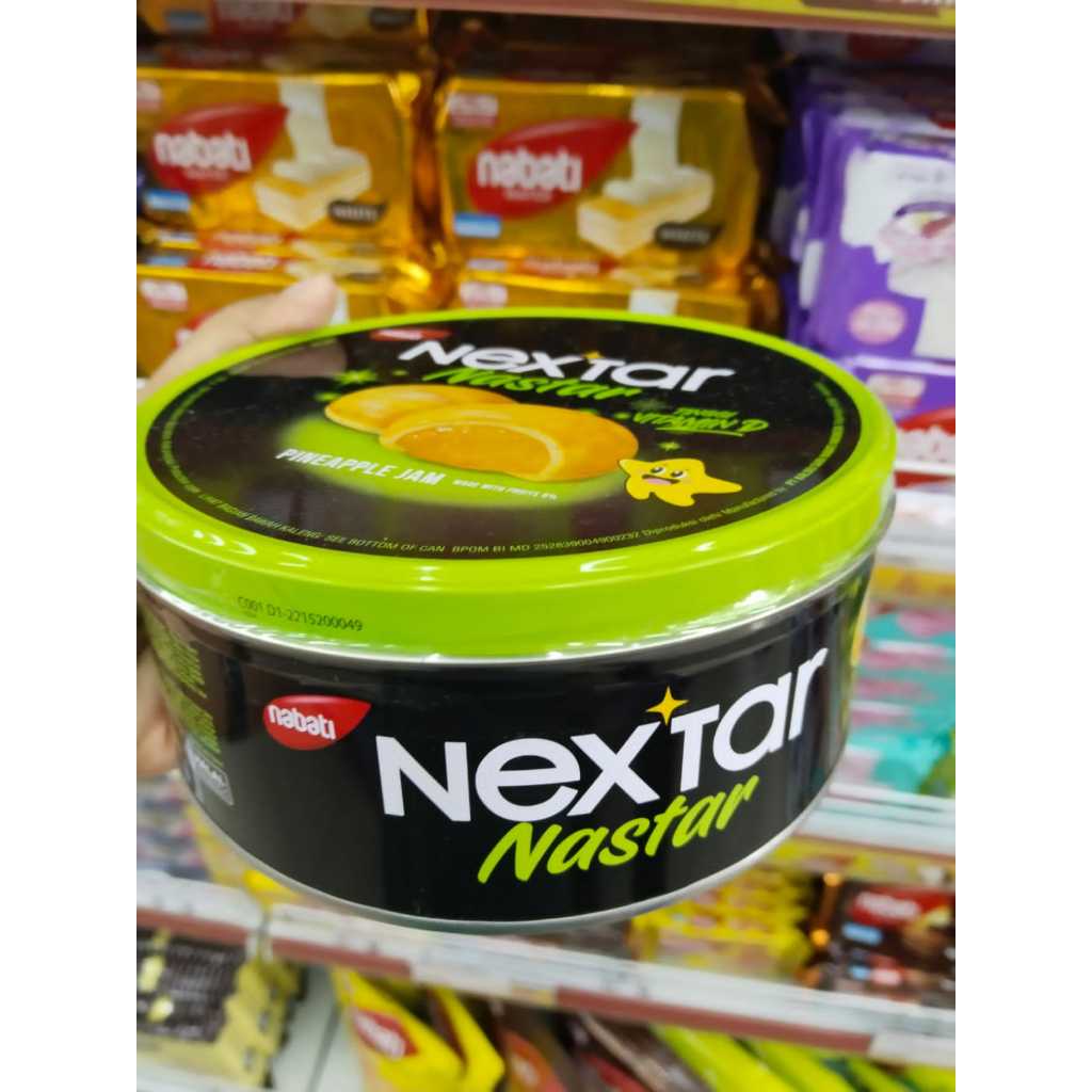 

Nextar Nastar / Nabati Nextar Nastar / Biskuit Nextar Nastar Pineapple Kaleng 160g