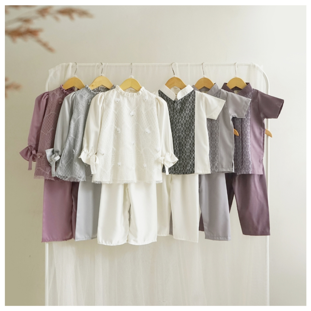 ARKIDSLAND - GYAN LINEA SET | SETELAN RAYA ANAK COUPLE