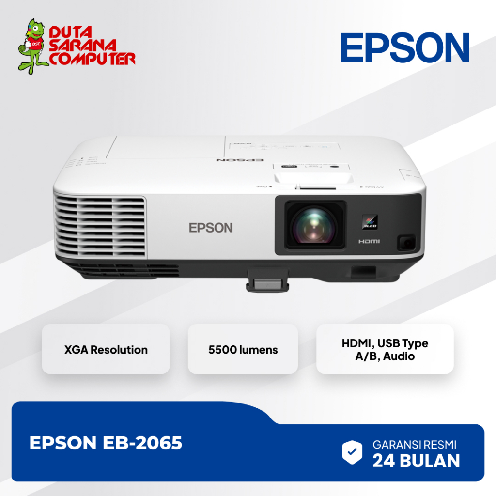 PROYEKTOR EPSON EB-2065 EB2065 2065 3LCD XGA 5500 LUMENS