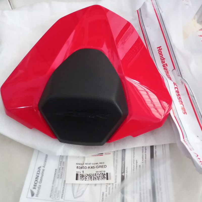 SINGLE SEAT COWL RED NEW HONDA CBR 150R 83450 -K45- GRED RED ORIGINAL AHM