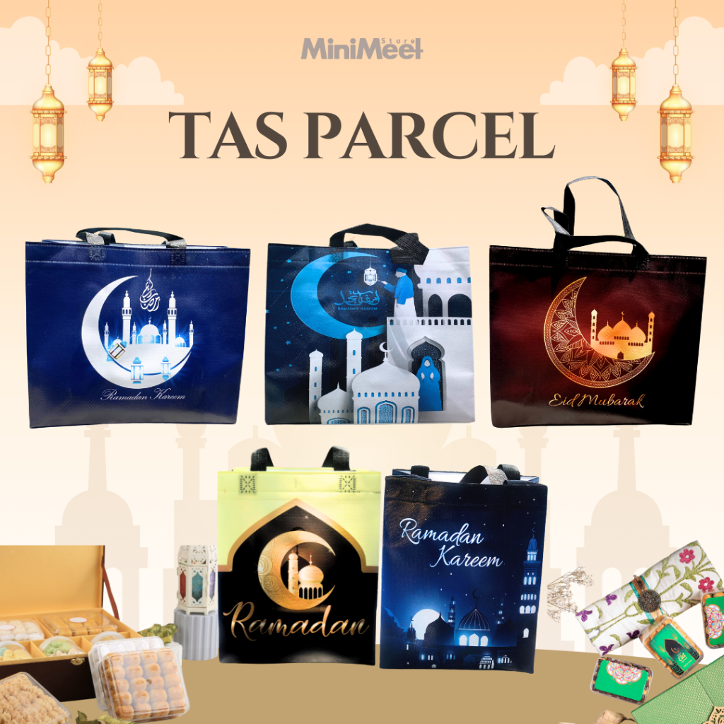 

Tas Parcel Bingkisan Lebaran Hari Raya Idul Fitri Goodie Bag Laminasi bahan PVC