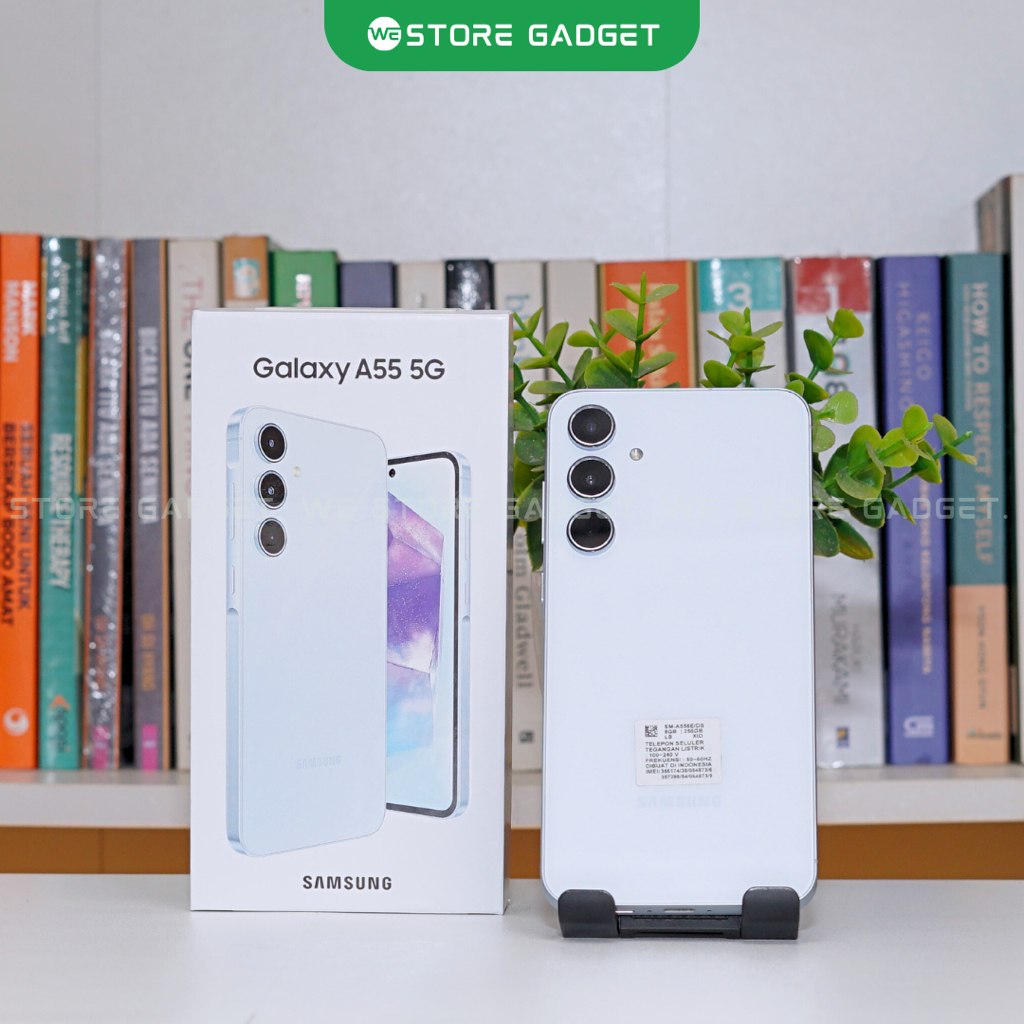 SAMSUNG GALAXY A55 5G 8/256GB SECOND/BEKAS FULLSET