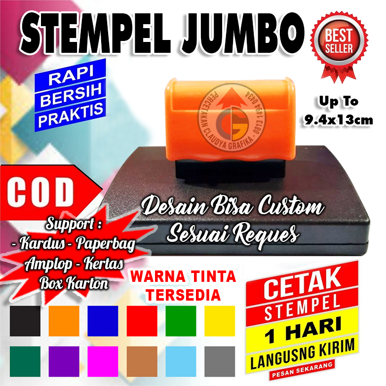 

mg Stempel Jumbo / Kardus / Kertas / Paperbag