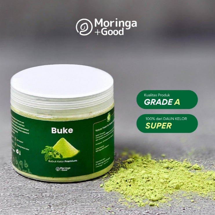 

Buke | Bubuk Kelor Superfood Premium 50 gr (Moringa Good®)