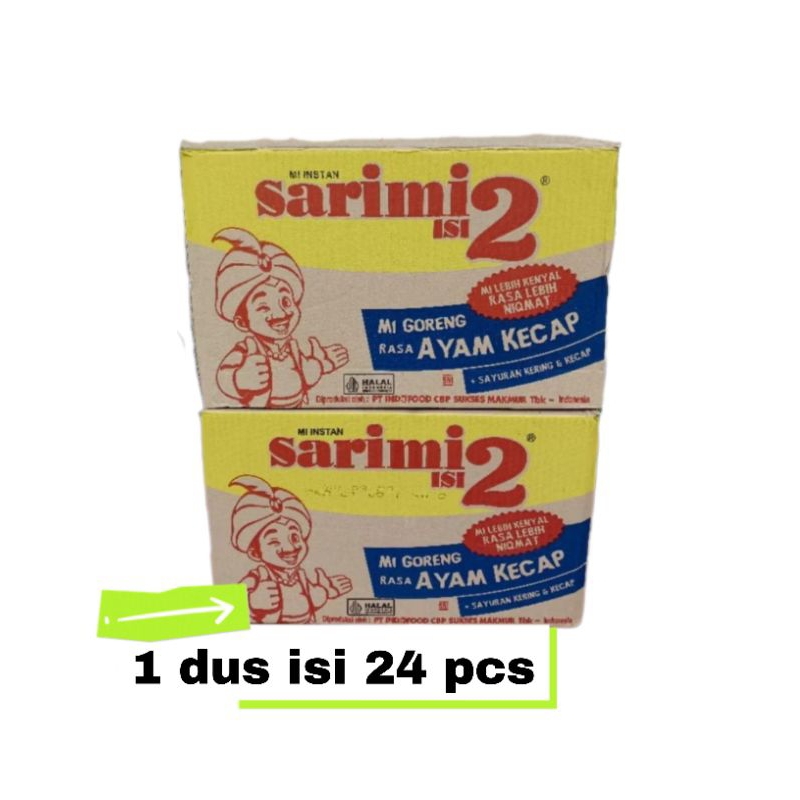 

SARIMI ISI 2 rasa ayam goreng kecap 1 dus isi 24 pcs.