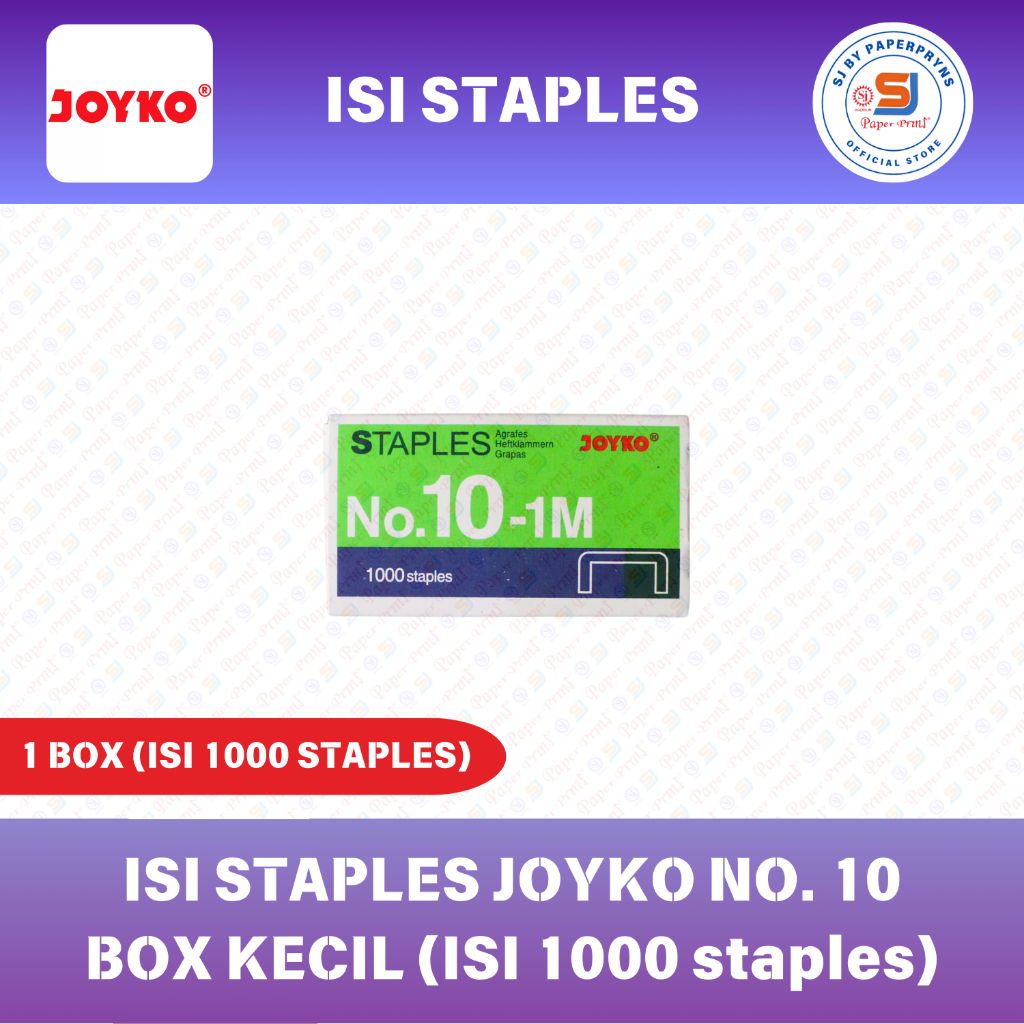 

ISI STAPLES JOYKO NO. 10 (1 BOX ISI 1000 Staples)