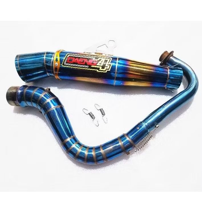 Open Pipe Canister Daeng Sai4 1set 51mm Big Elbow for Mio i125 Mio sporty Mio soul i125 Mio soulty M