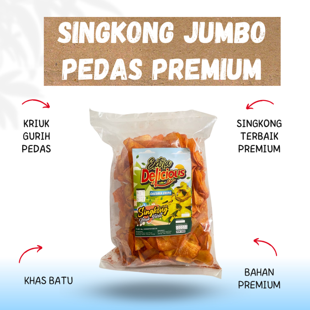 

SINGKONG PEDASJUMBO PREMIUM Khas Kota Wisata Batu