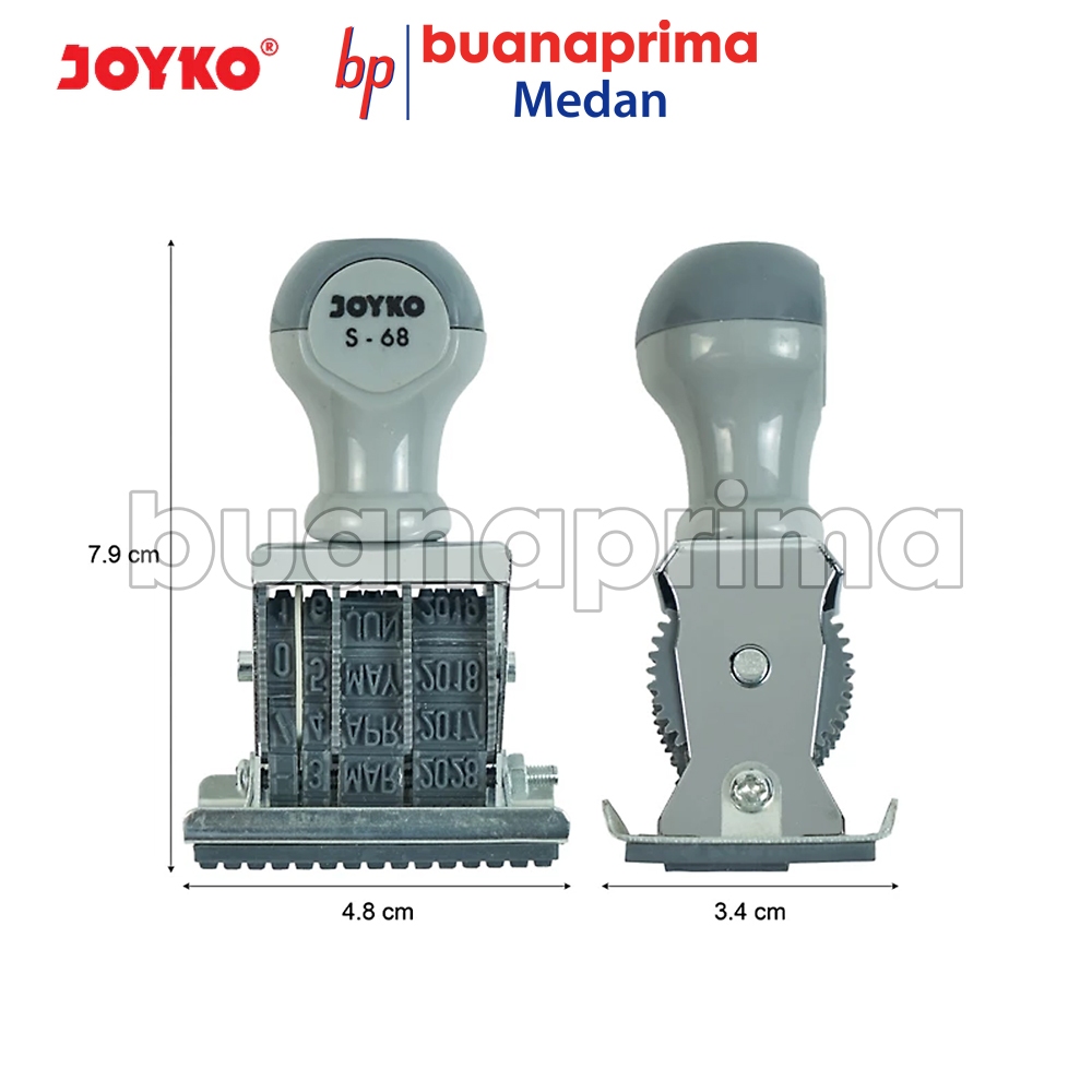 Stempel JOYKO S-68 TANGGAL LUNAS Stamp Lunas Date Cap