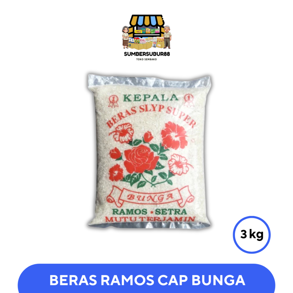 

BUNGA 3KG Beras SLYP Setra Ramos - Murah & Berkualitas