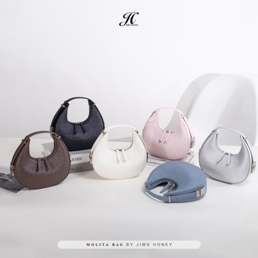 JIMS HONEY FOREVER Molita Bag Tas Selempang Wanita Kulit Elegan Terbaru Hobo 2025