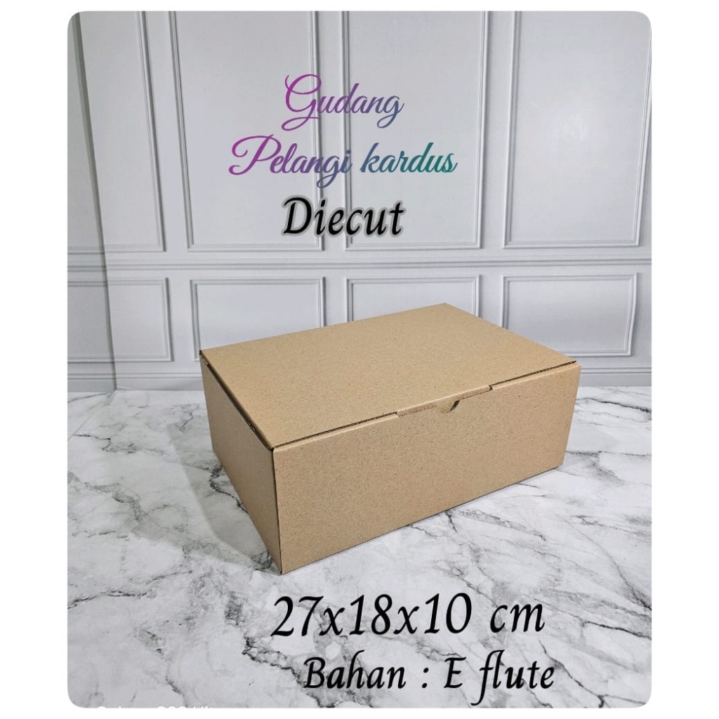 

Kardus Karton Uk. 27x18x10 cm...model diecut/pizza
