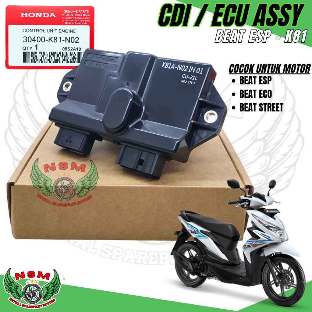 ECCU ECM ECU CD1 Beat STRET / Beat ECO / Beat ESP 2016 - 2020 K81