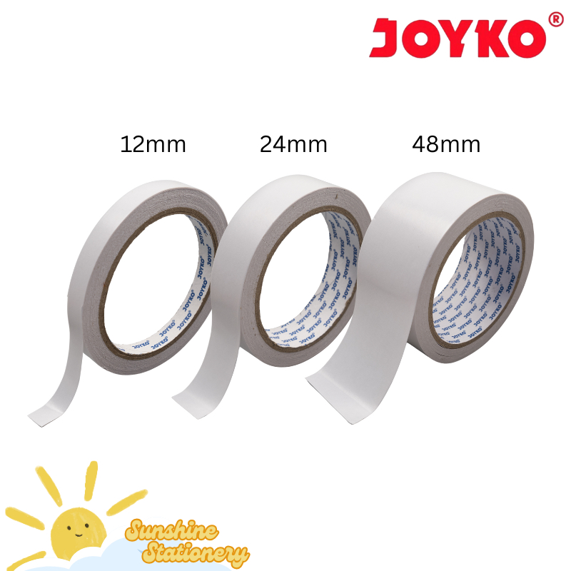 

JOYKO Double Tape Selotip Bolak Balik12mm 24mm 48mm