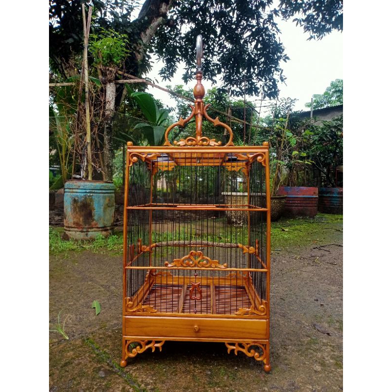 RFQ SANGKAR CUNGKOK UKIR 40x45