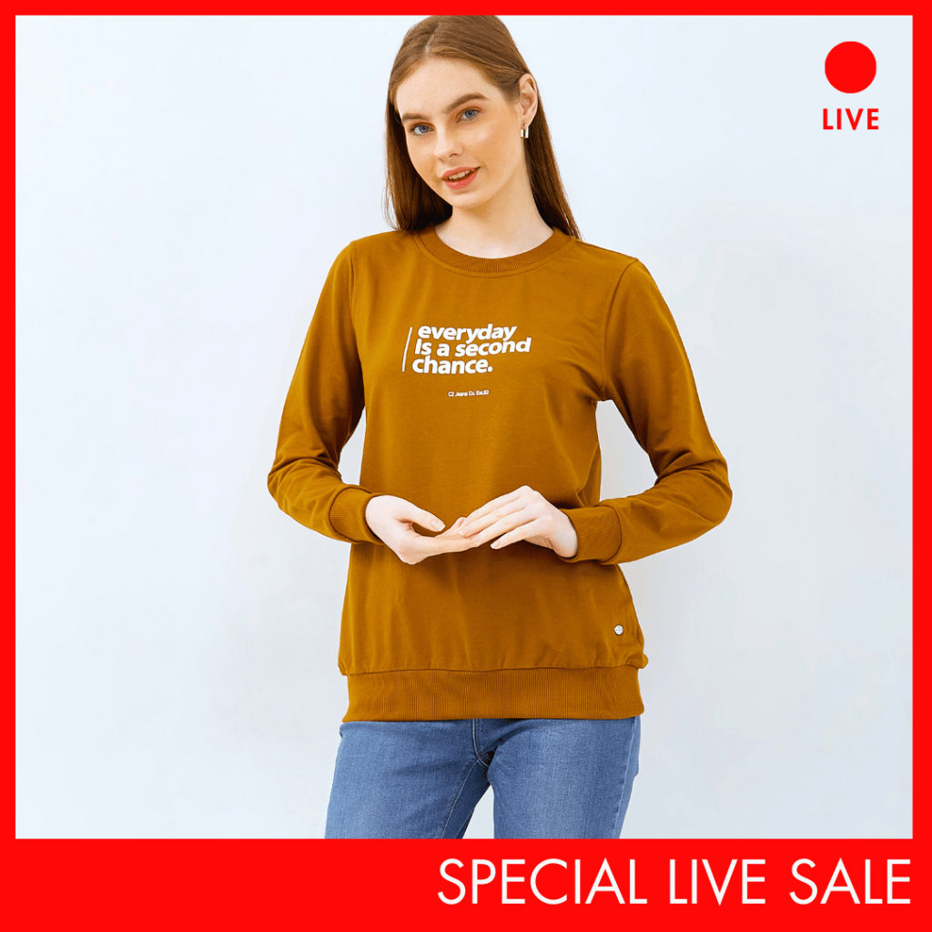 [CLEARANCE] Special Live Sale C2 Mazuka Brown Sweater Wanita