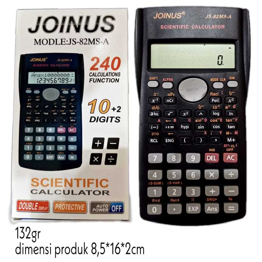 

Kalkulator Scientific JOINUS 82MS – Alat Hitung Canggih untuk Sekolah dan Profesional