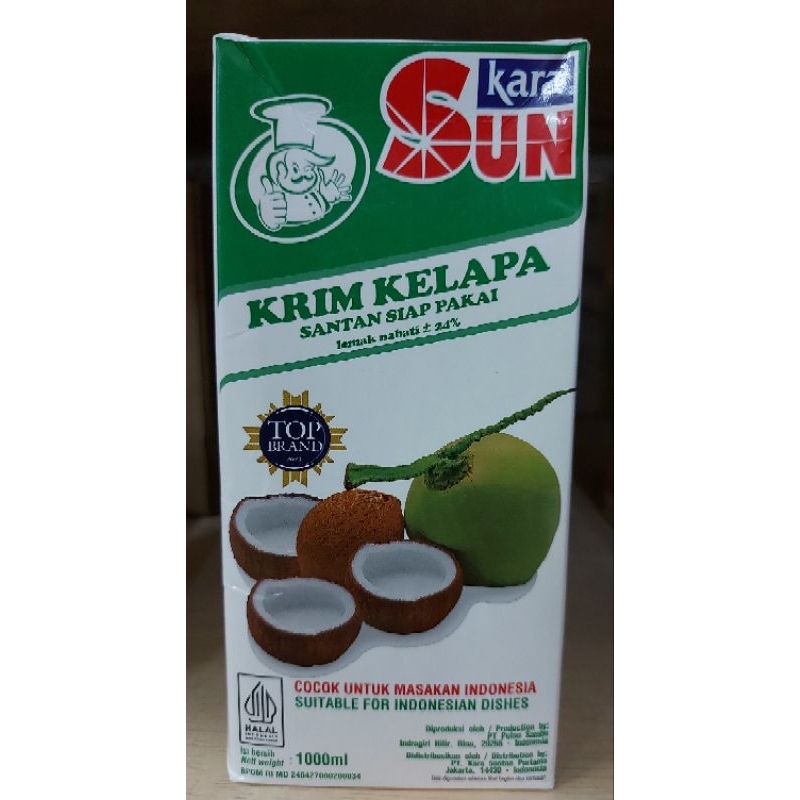 

Sun Kara Santan 1 liter