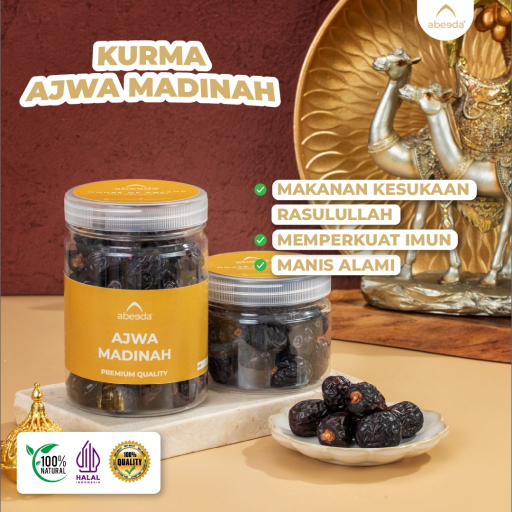 

Abeeda Kurma Ajwa Madinah Favorit Rasulullah Original Oleh-oleh Haji Umrah Premium
