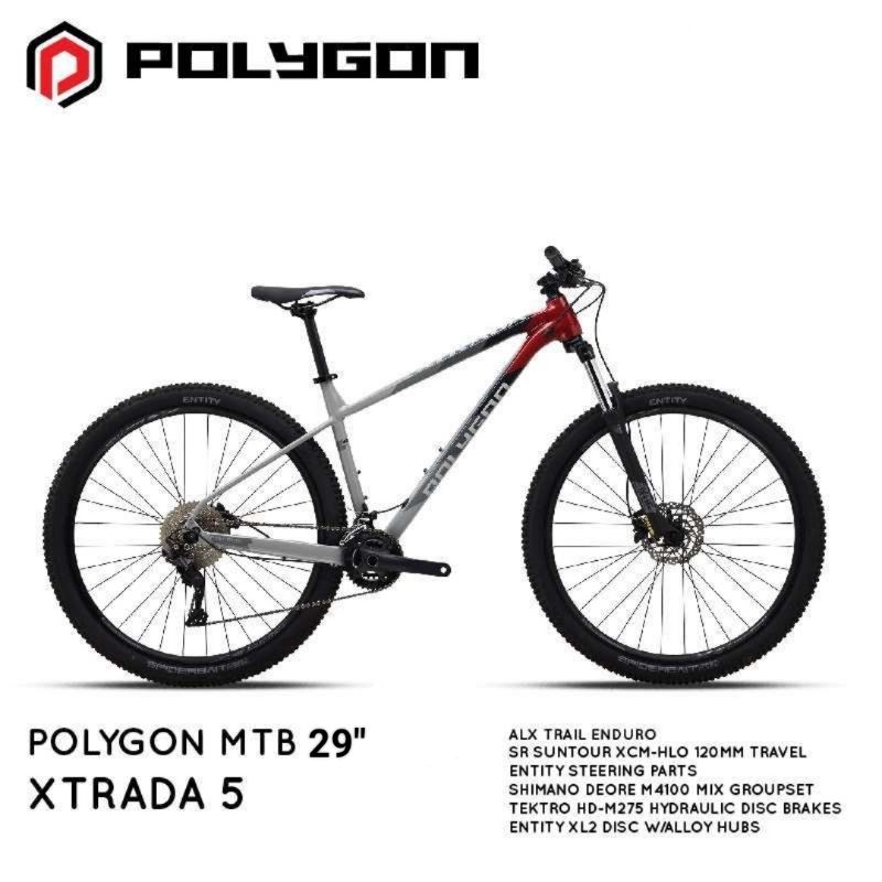 Sepeda Polygon MTB Xtrada 5 ban 29" size M