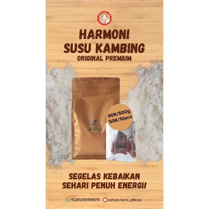 

[BACA DESKRIPSI] JUAL SUSU KAMBING BUBUK ZAHRAH FARM
