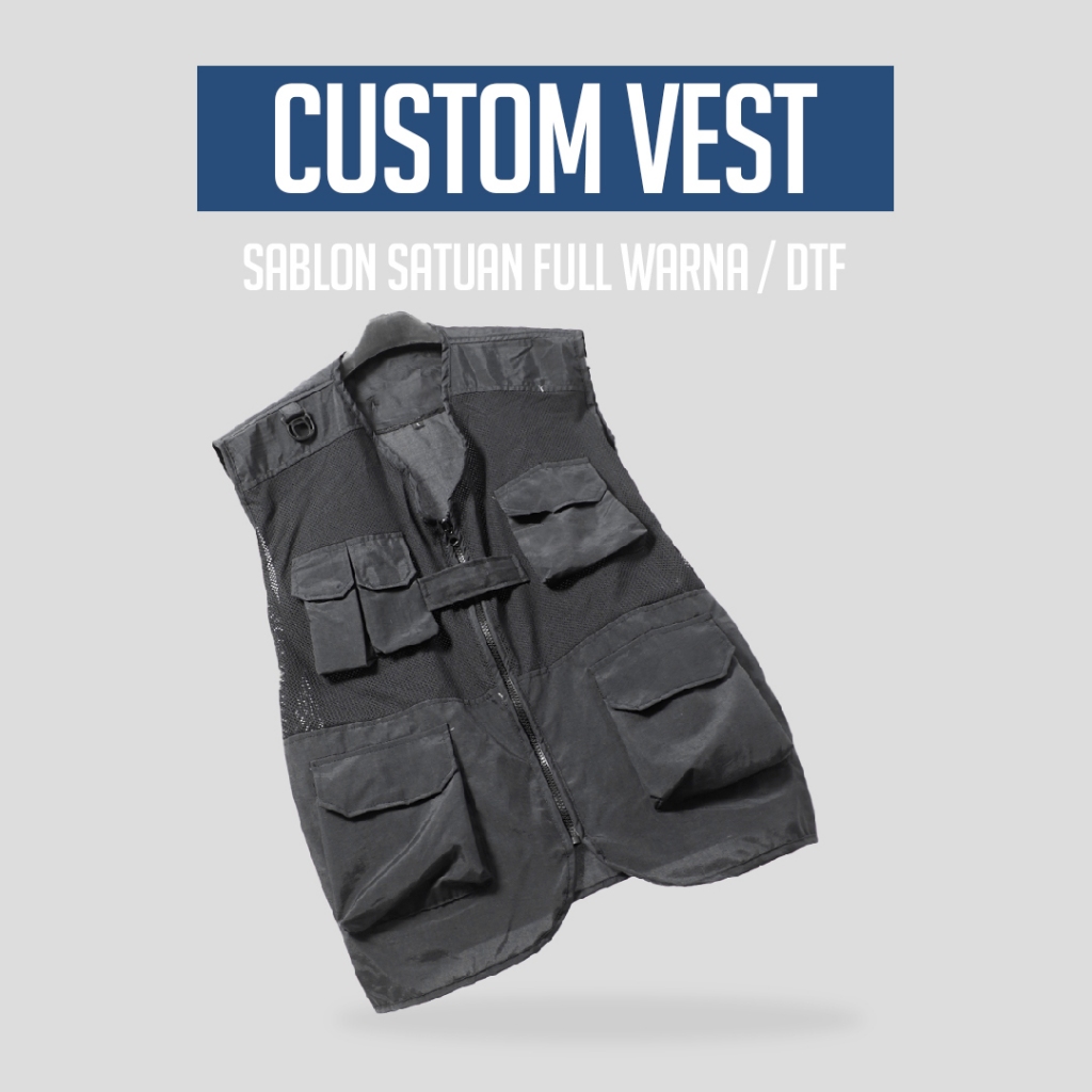 Ohio * Rompi Tactical Crinkle Custom I Rompi Tactical Outdoor Multifungsi I Rompi Lapangan Custom I 
