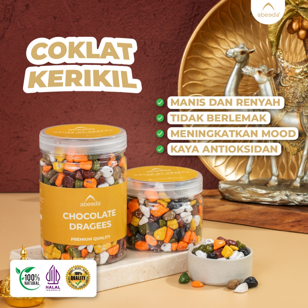 

Abeeda Coklat Kerikil Manis Original Oleh-oleh Haji Umrah Premium