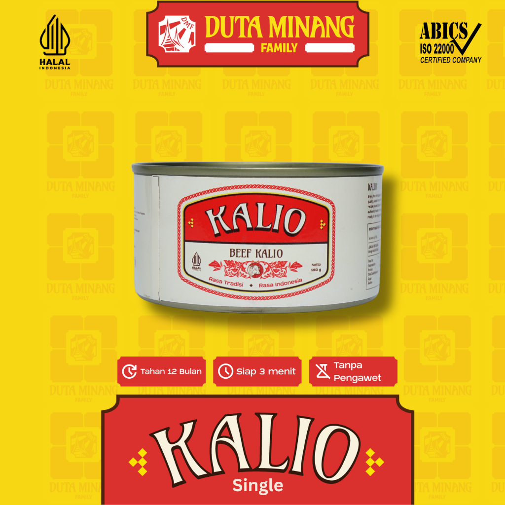 

PAKET 3 Rendang Kalio Daging Sapi Khas Padang Solok HALAL 100% / Daging Kaleng / Rendang Kaleng / Makanan Kaleng - Duta Minang Family