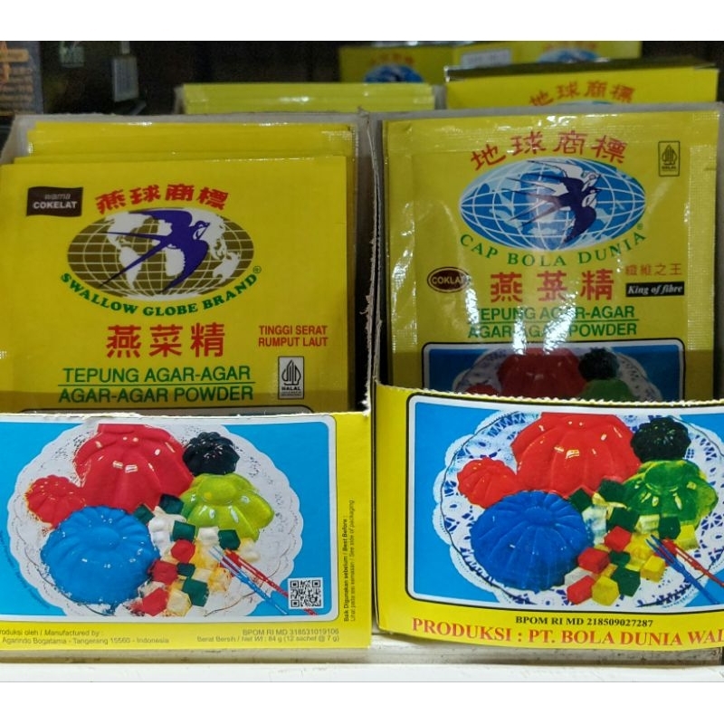 

Tepung AgarAgar Cap Bola Dunia