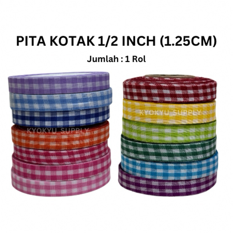 

PITA KOTAK 1/2 INCH (1.25cm)