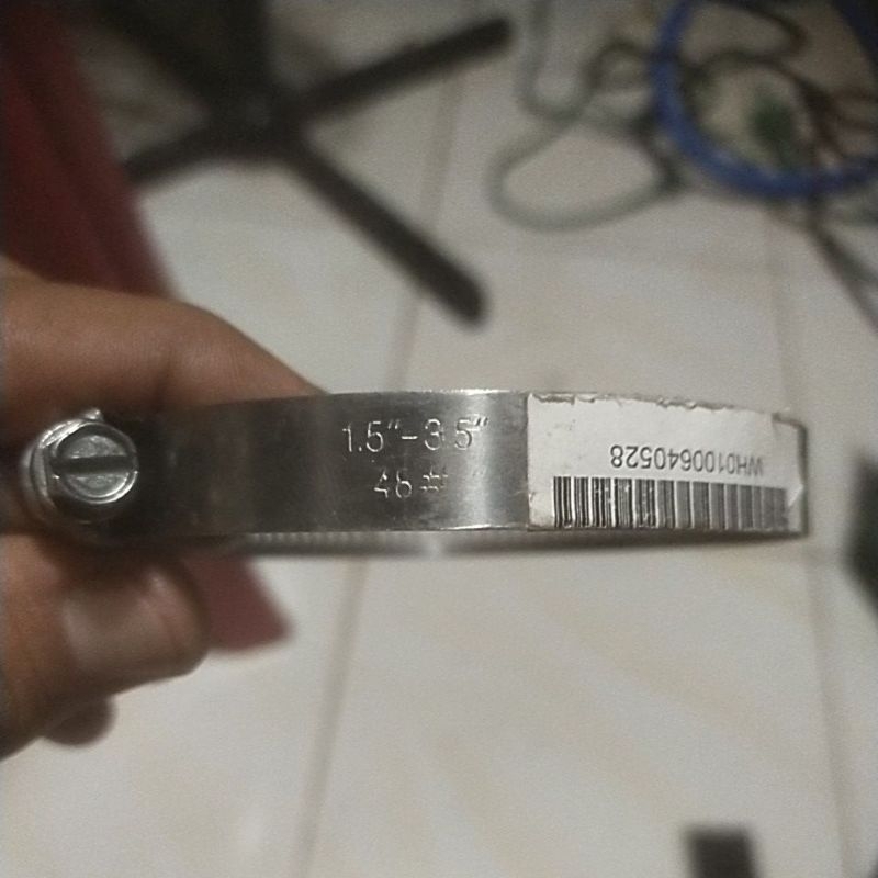 Klem Besi Pipa 1,5 inch sd 3,5 inch
