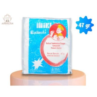 

MIKI Cyclamate Pemanis Miki Sari Manis / Pemanis Makanan Dan Minuman MC 50 - Kemasan 47gr (1 Pcs)