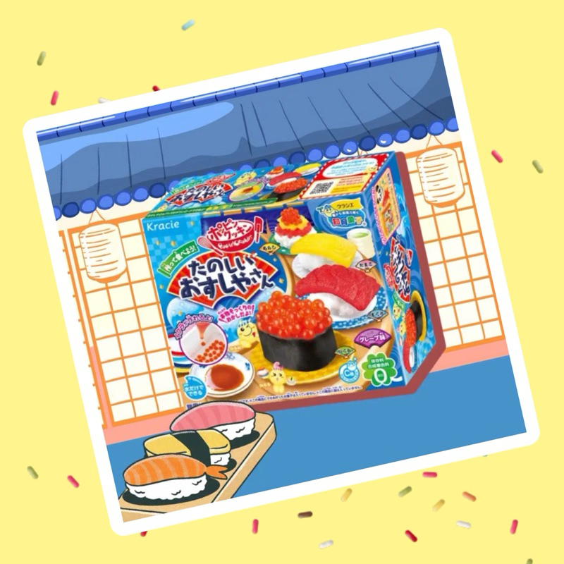 Cahayadstore Kracie Sushi/Kracie Poppin Cookin Sushi/Permen Jepang Snack Jepang/Snack Anak/Makanan